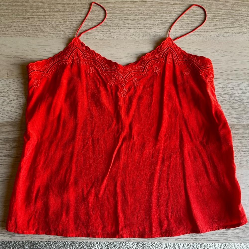 Sezane Palma silk top